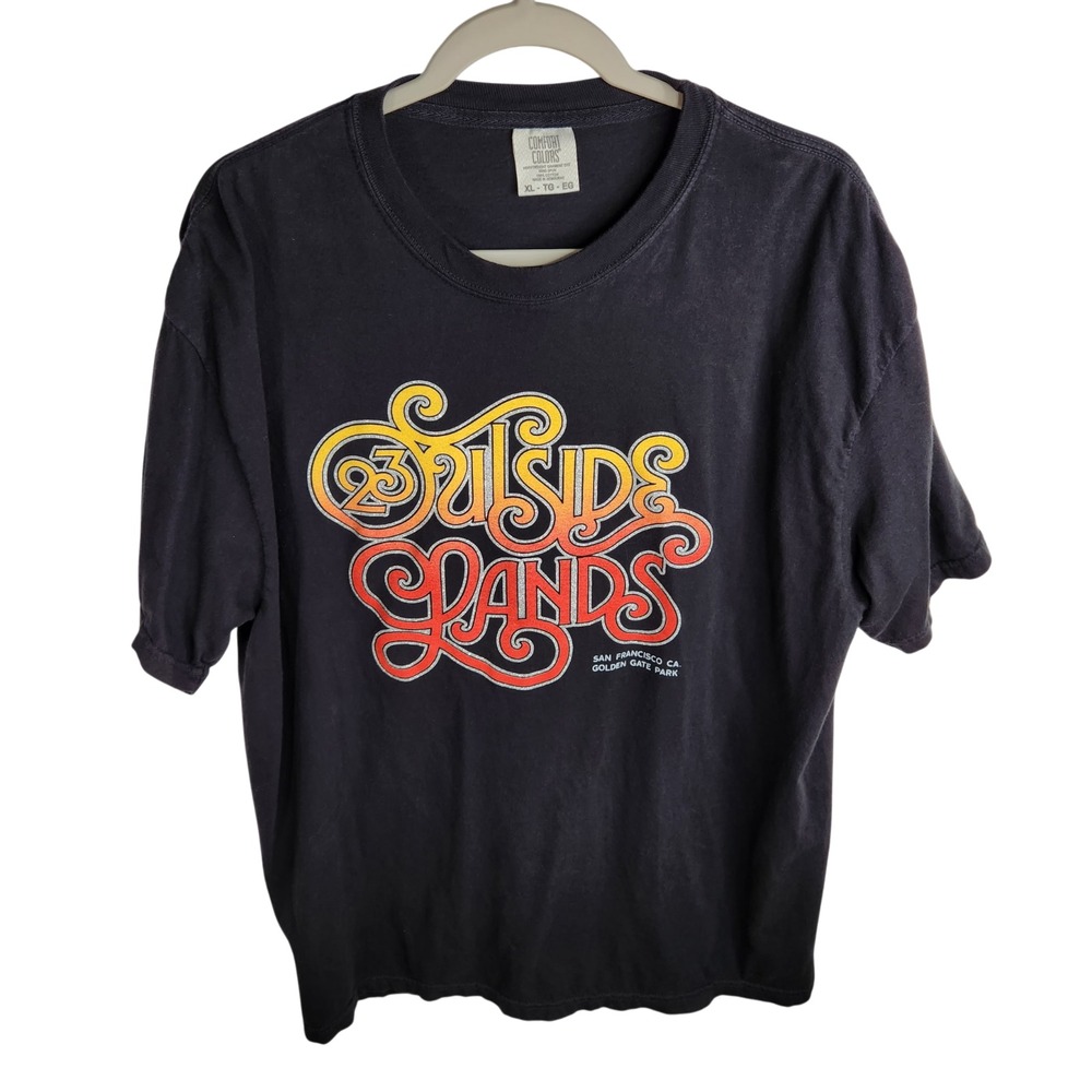 Outside Lands Music Festival 2023 Concert T-Shirt Black Adult Size XL